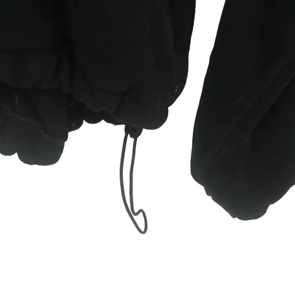 Pearl Izumi Full Zip Black Mock Neck Fleece Jacket Size L Mens Pockets Cycling - Picture 7 of 12